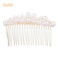 Women Bridal Rhinestone Clips Pearl Hair Combs Wedding Hair Accessories Hair Pin Bride Barrette Hair Tiara Jewelry Accessories