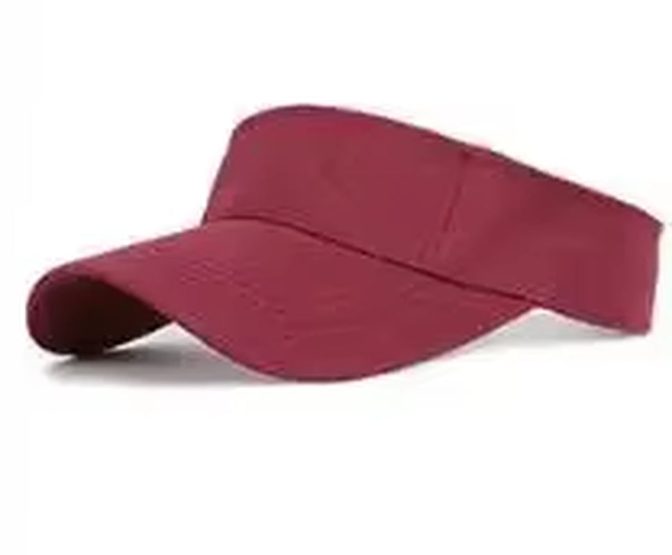 Summer Sun Protection Peaked Cap Unisex Solid Color Sun Caps Outdoor Sports Casual Sun Hat Tennis Hat Baseball Cap Golf Visor