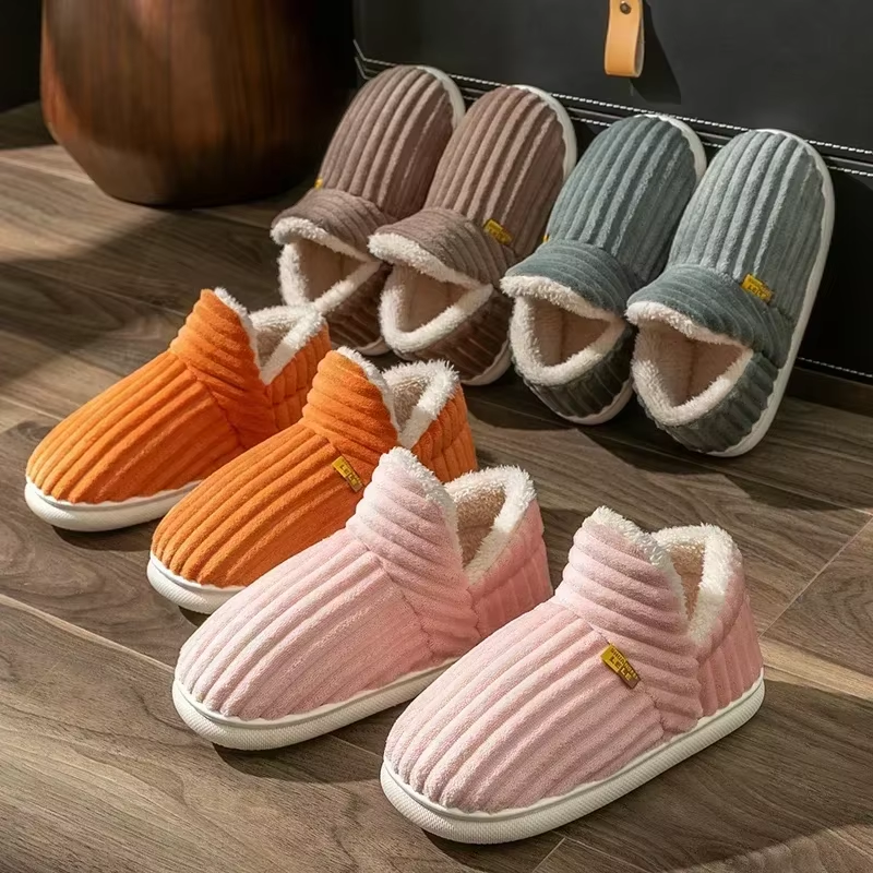 Cozy Plush Fur Slippers for Home