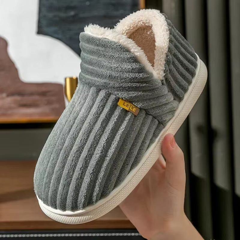 Cozy Plush Fur Slippers for Home
