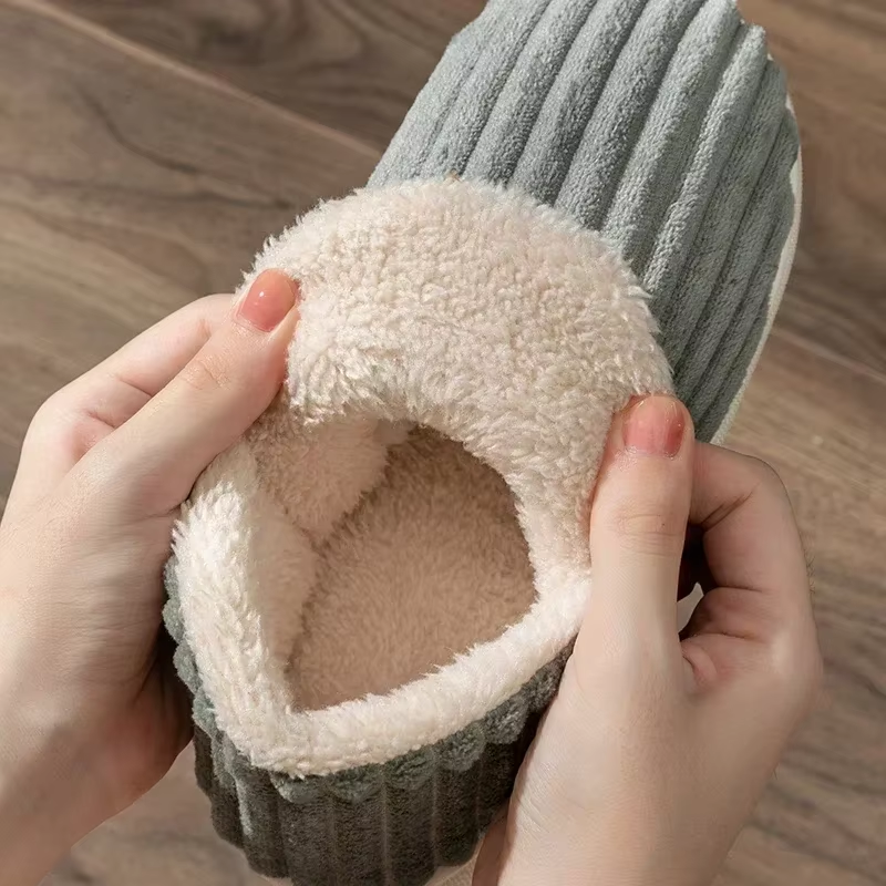 Cozy Plush Fur Slippers for Home