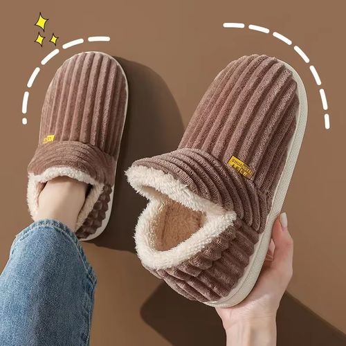 Cozy Plush Fur Slippers for Home
